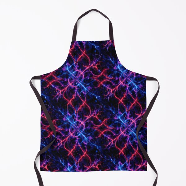 Item preview, Cosmic Neon Energy Seamless Pattern | Electric Plasma Abstract Art designed and sold by AnimalAirtistry.