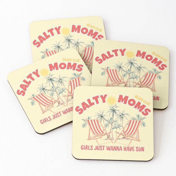 Item preview, Salty Moms Beach Club - Girls Just Wanna Have Sun designed and sold by SilverSeaBKK.