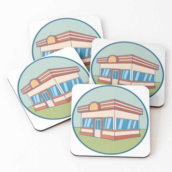 Item preview, retro convenience store in quiet small town designed and sold by Senglaopattern.