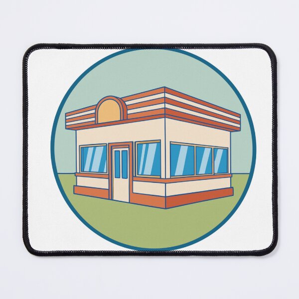 Item preview, retro convenience store in quiet small town designed and sold by Senglaopattern.