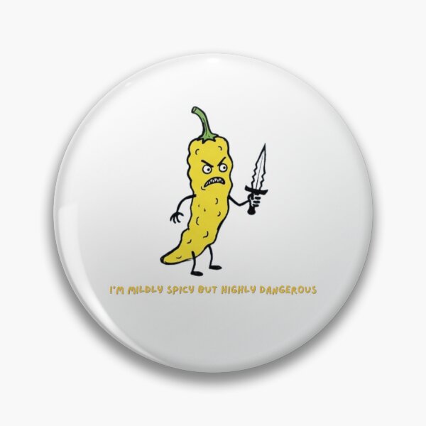 Item preview, Funny Angry Banana Pepper with Dagger Meme designed and sold by PM.