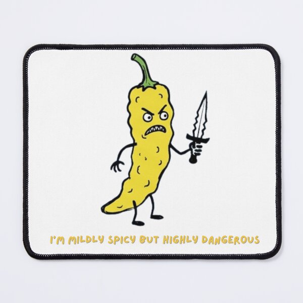 Item preview, Funny Angry Banana Pepper with Dagger Meme designed and sold by PM.