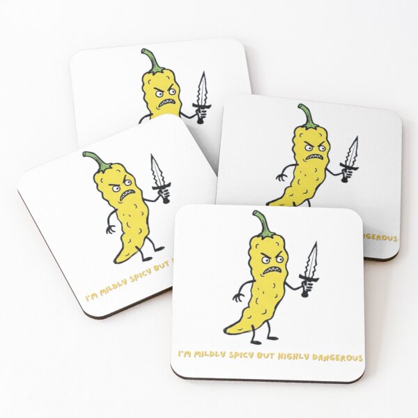 Item preview, Funny Angry Banana Pepper with Dagger Meme designed and sold by PM.