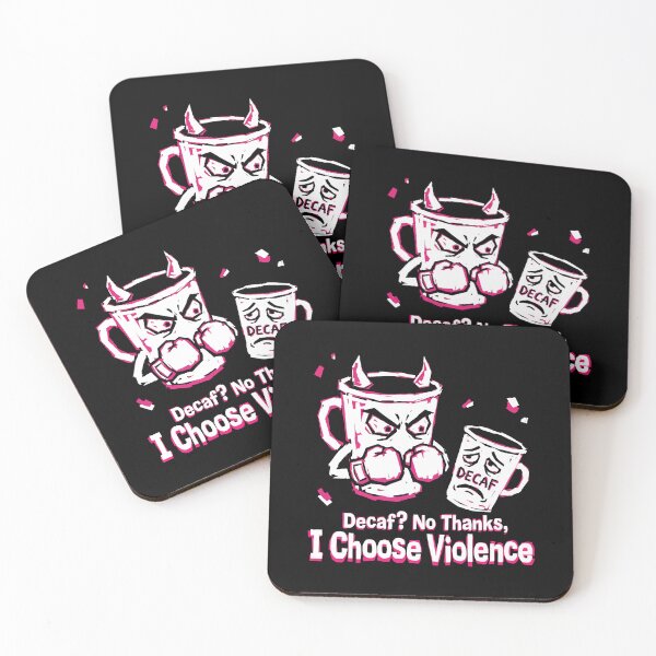 Item preview, Decaf No Thanks I Choose Violence Funny Coffee designed and sold by XYZ LAB by Jesuperman.
