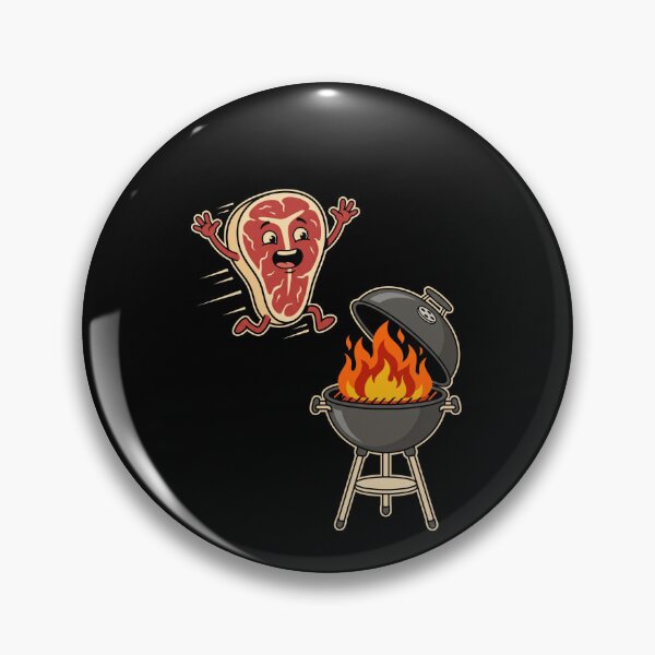 Item preview, Running Steak Funny Barbecue Grilling Pitmaster designed and sold by SofenArt.