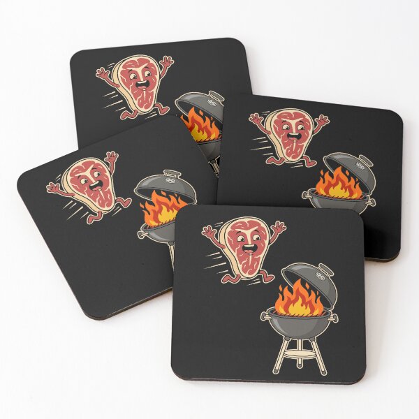 Item preview, Running Steak Funny Barbecue Grilling Pitmaster designed and sold by SofenArt.