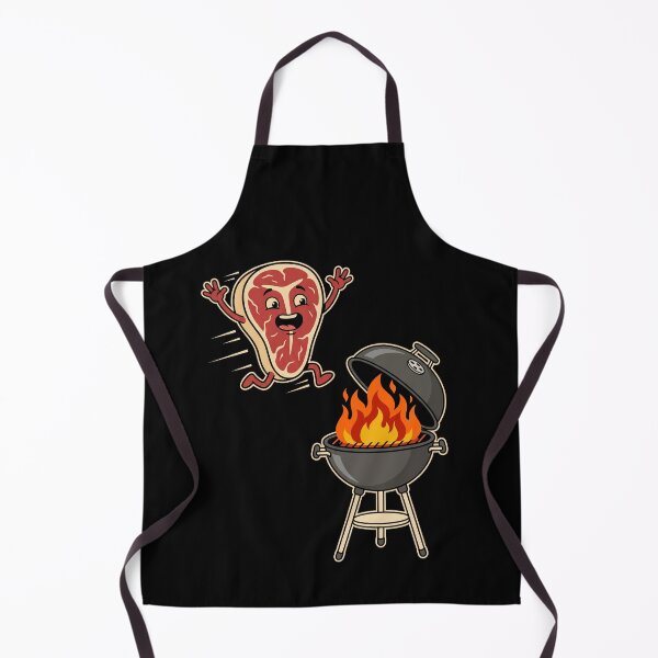 Item preview, Running Steak Funny Barbecue Grilling Pitmaster designed and sold by SofenArt.