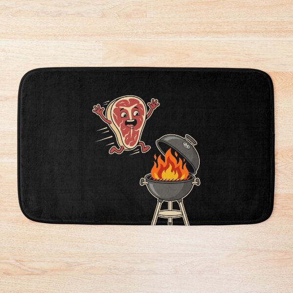 Item preview, Running Steak Funny Barbecue Grilling Pitmaster designed and sold by SofenArt.