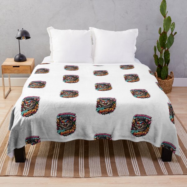 Item preview, Cattitude Stay Wild Retro Streetwear Cat designed and sold by AchraffPrint.