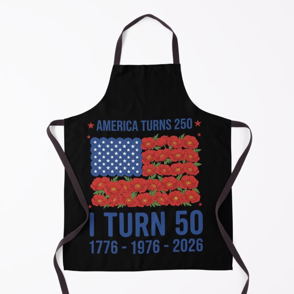 Item preview, America Turns 250 I Turn 50 1776 1976 2026 United States 250th Anniversary Fiftieth Birthday designed and sold by SofenArt.