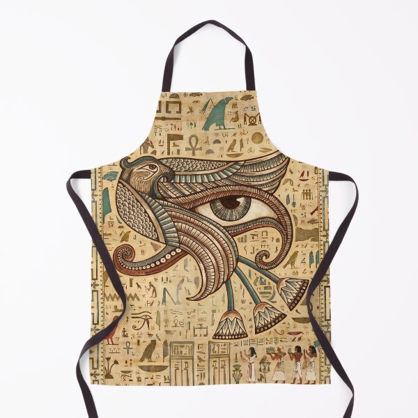 Item preview, Winged Eye of Horus Falcon - Ancient Egyptian Papyrus Art designed and sold by GulfSignature.