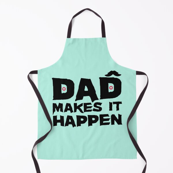Item preview, Dad Makes It Happen Typography Design | Cool Father’s Day Quote Art designed and sold by UI Expert.