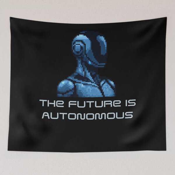 Item preview, Powered by AI Robot Design Futuristic Artificial Intelligence Tech Aesthetic Machine Learning Cyberpunk Graphic designed and sold by TEEJAMBOREE.