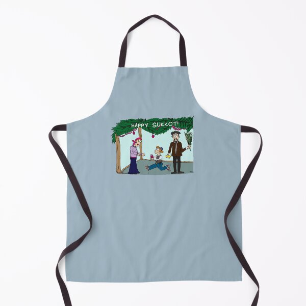 Item preview, Happy Sukkot Family Celebration – Cute Jewish Holiday Cartoon Art designed and sold by MyxaART.