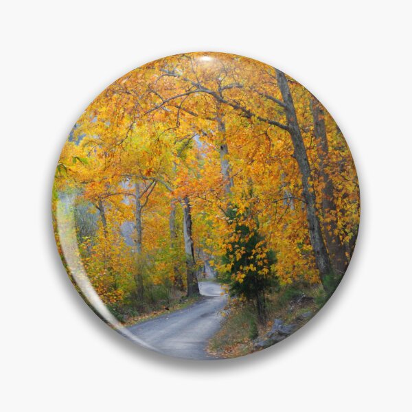 Item preview, Golden Autumn Road Through Forest designed and sold by onubi.