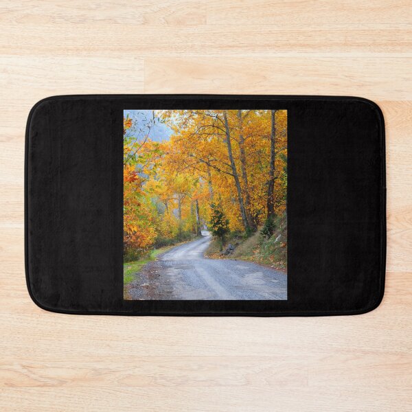 Item preview, Golden Autumn Road Through Forest designed and sold by onubi.