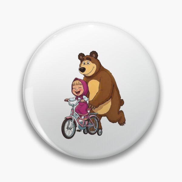 Item preview, Cute Bear Teaching Girl Bicycle Sticker | Adorable Cartoon PNG designed and sold by ashwin131.