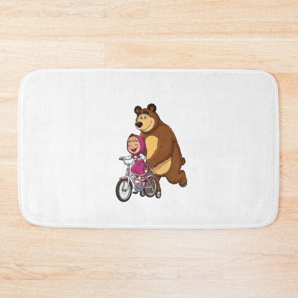 Item preview, Cute Bear Teaching Girl Bicycle Sticker | Adorable Cartoon PNG designed and sold by ashwin131.