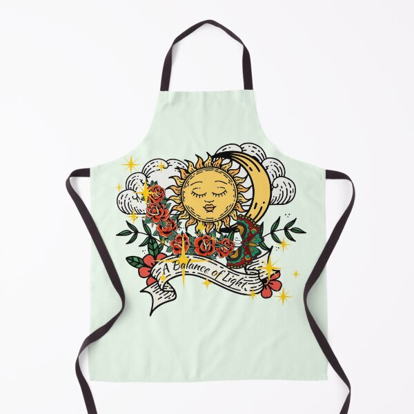 Item preview, A Balance of Light - Traditional Tattoo Sun and Moon designed and sold by SilverSeaBKK.