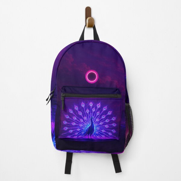 Item preview, Eclipse of the Neon Peacock designed and sold by PurrfectWhisper.