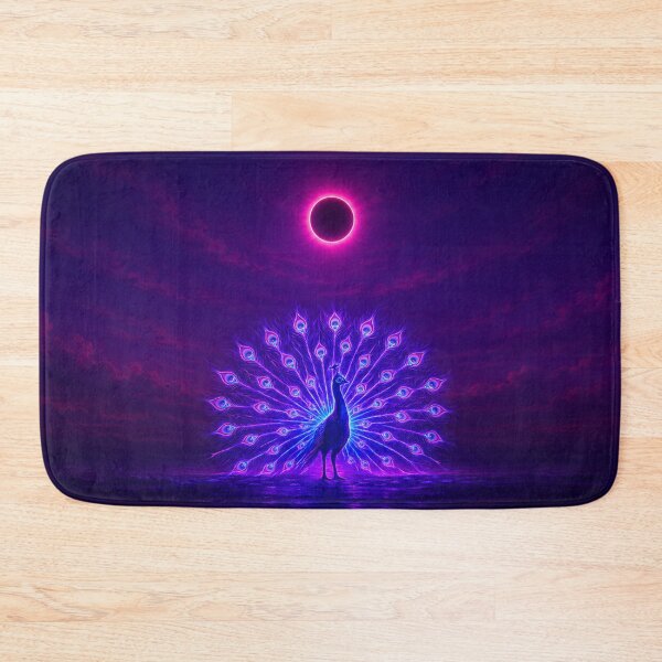Item preview, Eclipse of the Neon Peacock designed and sold by PurrfectWhisper.