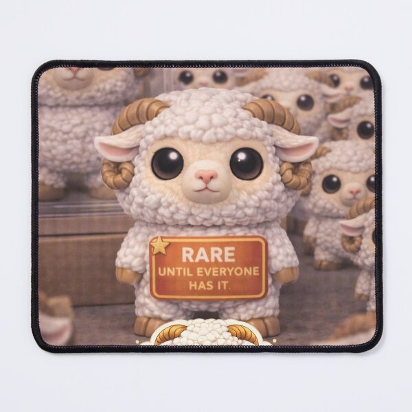 Item preview, Rare Until Everyone Has It Sheep | Funko Flock Parody designed and sold by Thpoar.