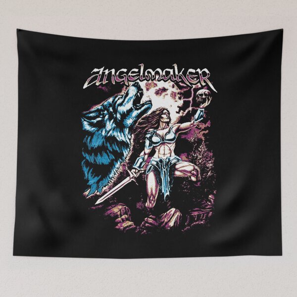 Item preview, Wolf & Girl Knight designed and sold by Tallboy666.