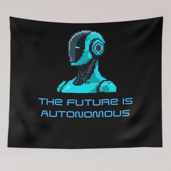 Item preview, Powered by AI Robot Design Futuristic Artificial Intelligence Tech Aesthetic Machine Learning Cyberpunk Graphic designed and sold by TEEJAMBOREE.