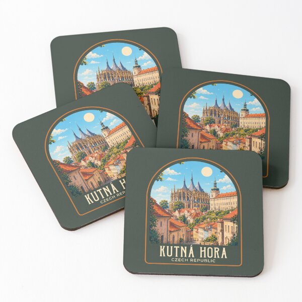 Item preview, Kutná Hora Vintage Travel Illustration designed and sold by HomeLivingCo.