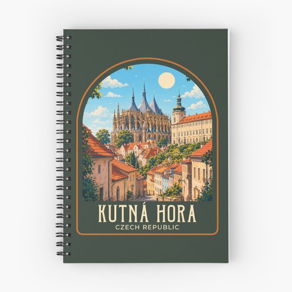 Item preview, Kutná Hora Vintage Travel Illustration designed and sold by HomeLivingCo.