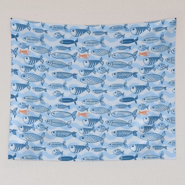 Item preview, Be yourself, be the orange fish, swimming against the tide designed and sold by OhNoNotAgain42.