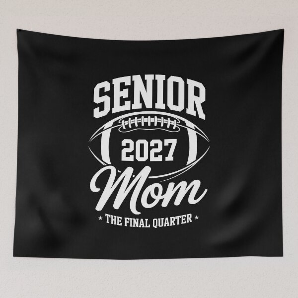Item preview, Senior 2027 Mom Football Final Quarter Game Day designed and sold by SuperAndSocial.