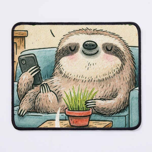 Item preview, Sloth wants to Touch Some Grass designed and sold by kalukoba.