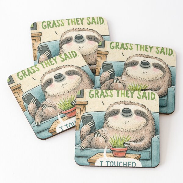 Item preview, Sloth wants to Touch Some Grass designed and sold by kalukoba.