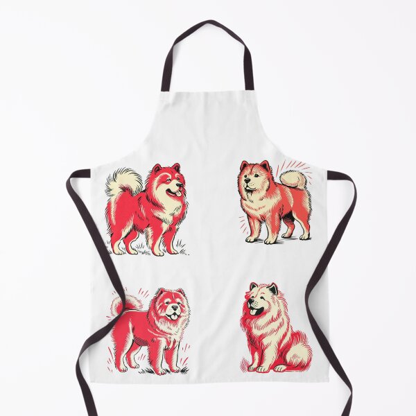 Item preview, Mini Vintage Chow chow puppy dog sticker pack designed and sold by MendaciousMina.