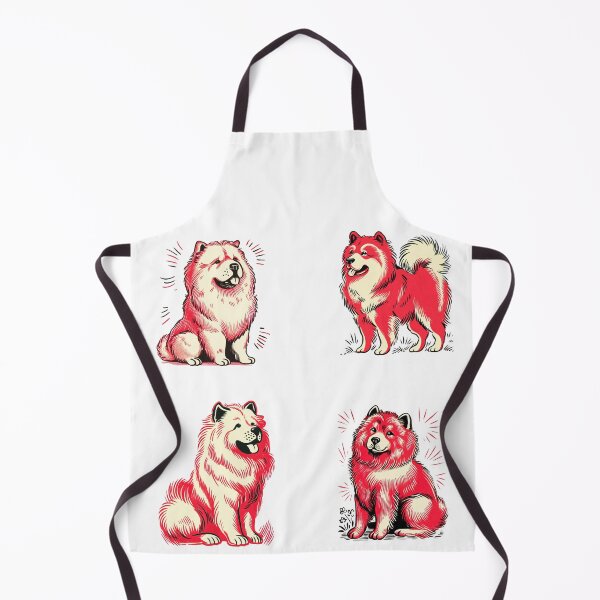 Item preview, Mini Vintage Chow chow puppy dog sticker pack designed and sold by MendaciousMina.