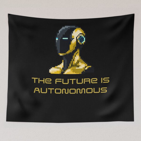 Item preview, Powered by AI Robot Design Futuristic Artificial Intelligence Tech Aesthetic Machine Learning Cyberpunk Graphic designed and sold by TEEJAMBOREE.