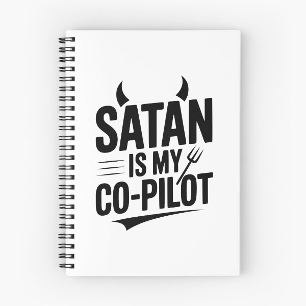 Item preview, Satan Is My Co-Pilot designed and sold by Frank Ring.