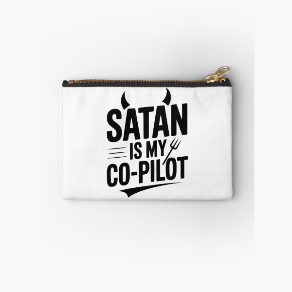 Item preview, Satan Is My Co-Pilot designed and sold by Frank Ring.