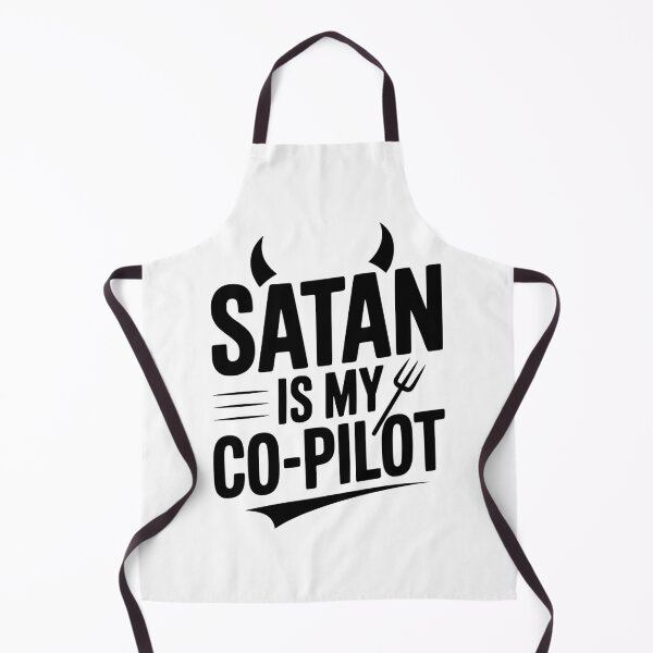 Item preview, Satan Is My Co-Pilot designed and sold by Frank Ring.