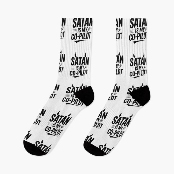 Item preview, Satan Is My Co-Pilot designed and sold by Frank Ring.