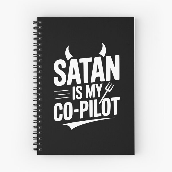 Item preview, Satan Is My Co-Pilot designed and sold by Frank Ring.