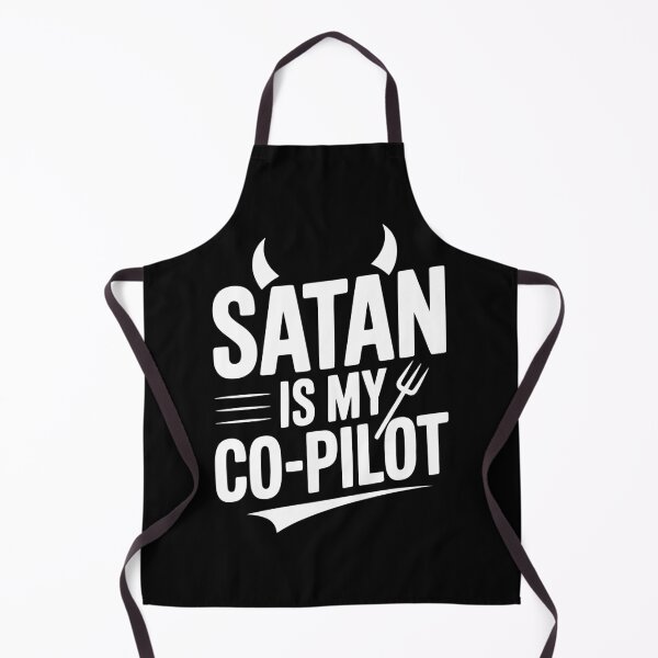 Item preview, Satan Is My Co-Pilot designed and sold by Frank Ring.