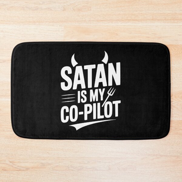 Item preview, Satan Is My Co-Pilot designed and sold by Frank Ring.