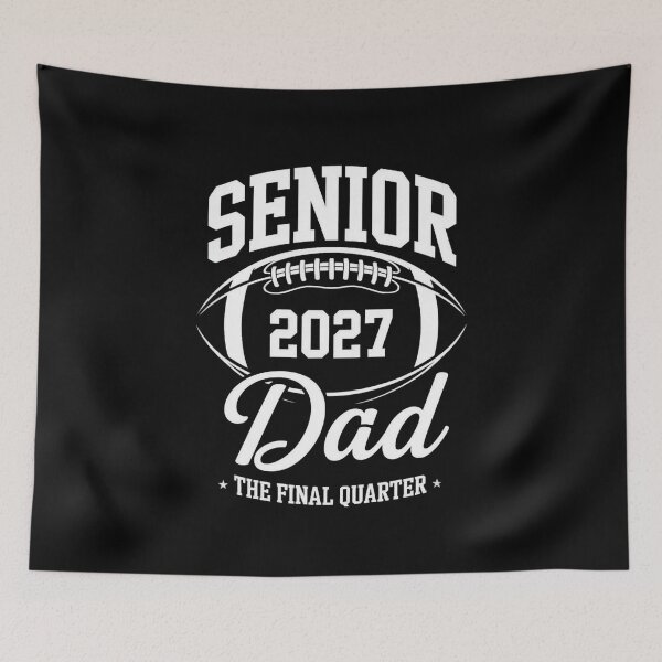 Item preview, Senior 2027 Dad Football The Final Quarter designed and sold by SuperAndSocial.