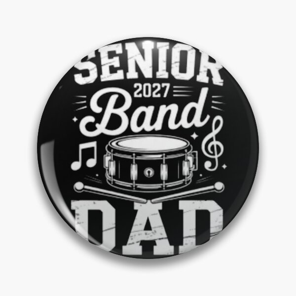 Item preview, Senior 2027 Band Dad Drummer Percussion Music designed and sold by SuperAndSocial.