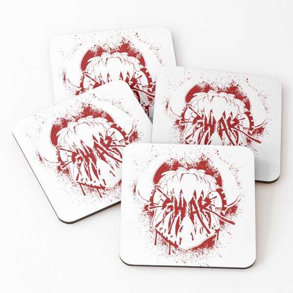 Item preview, Red Silhouette Monster Mouth designed and sold by GlamRetro.