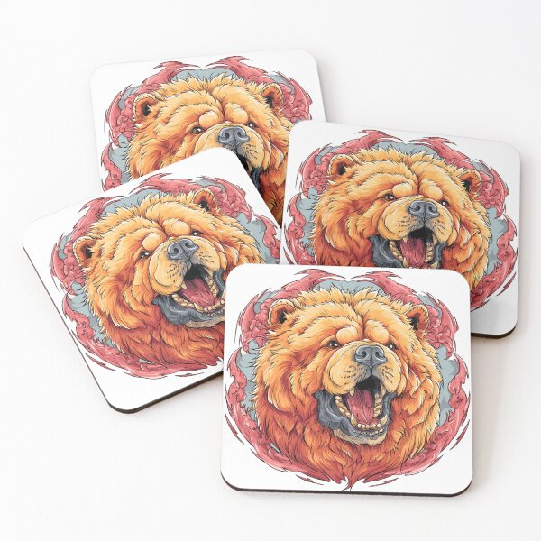 Item preview, Neo traditional Chow chow puppy dog designed and sold by MendaciousMina.