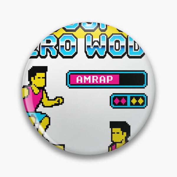 Item preview, CrossFit Hero WOD — Retro Game V2 designed and sold by 1RSN.