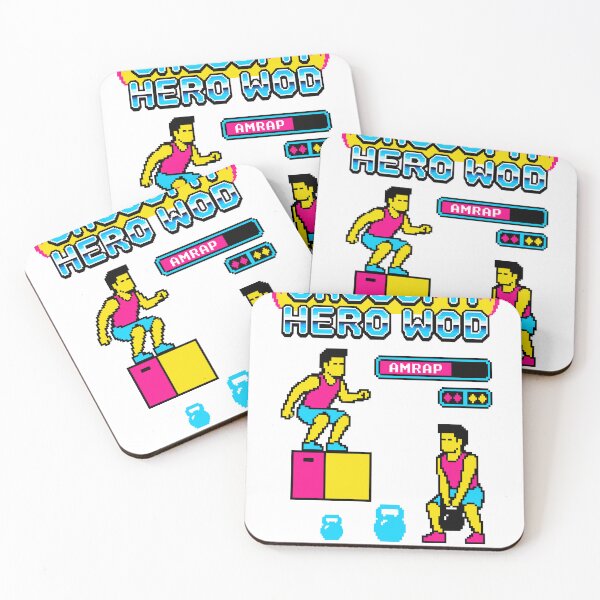 Item preview, CrossFit Hero WOD — Retro Game V2 designed and sold by 1RSN.